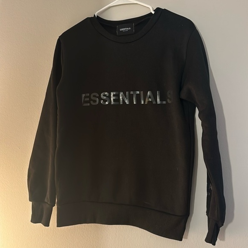 Essentials Fear of God | Black Sweatshirt